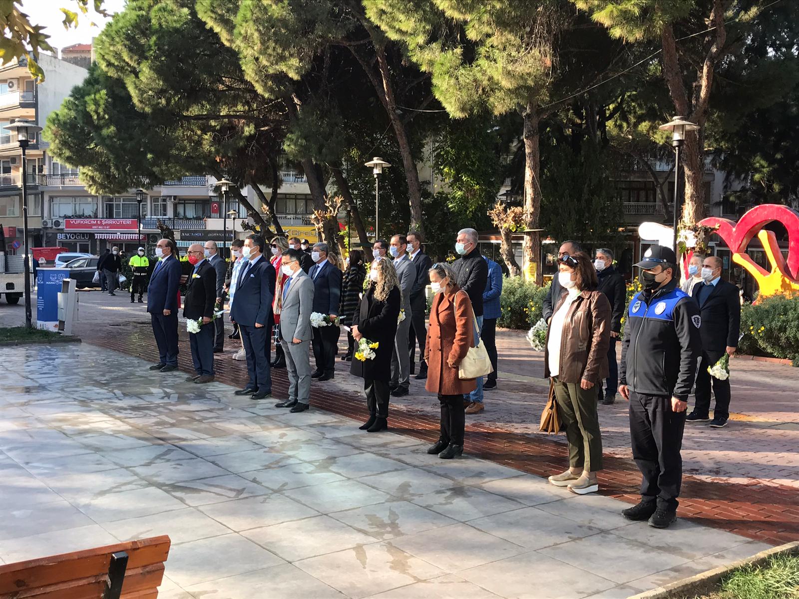 24 Kasım Öğretmenler Günü Seferihisar’da düzenlenen törenle kutlandı