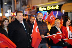 111 Yıllık destan yeniden yaşandı; Seferihisar Çanakkale ruhuyla tek yürek oldu