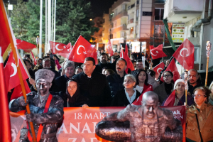 111 Yıllık destan yeniden yaşandı; Seferihisar Çanakkale ruhuyla tek yürek oldu