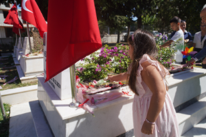 15 Temmuz şehitleri Seferihisar'da dualarla anıldı