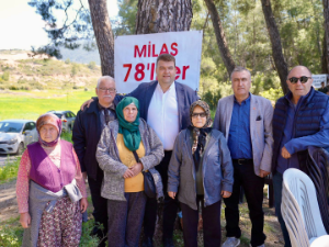 Başkan Yetişkin Akbelen'de : Toprağımızı savunmaya devam edeceğiz"