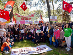 Başkan Yetişkin Akbelen'de : Toprağımızı savunmaya devam edeceğiz"