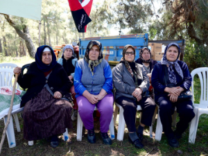 Başkan Yetişkin Akbelen'de : Toprağımızı savunmaya devam edeceğiz"