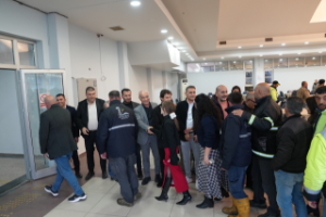 Başkan Yetişkin belediye çalışanlarının yeni yılını kutladı