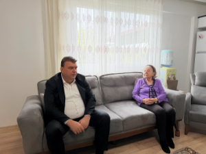 Başkan Yetişkin ve Başkan Yardımcısı Pehlivan’dan şehit ailelerine bayram ziyareti
