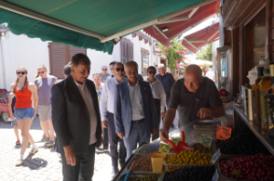 Cemil Tugay Seferihisar’da çalışmaları yerinde inceledi: "Seferihisar’a değer katacak her adımın yanında olacağız”