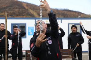 Seferihisar Arama Kurtarma (SAK) ekibi afetlere karşı hazırlıklarını aralıksız sürdürüyor