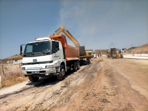 Seferihisar’da 2 kilometrelik yol yenileme çalışması başladı