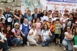 Seferihisar’da 2. Uluslararası Suluboya Festivali sona erdi