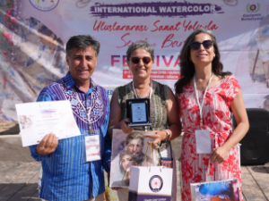Seferihisar’da 2. Uluslararası Suluboya Festivali sona erdi