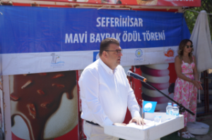 Seferihisar’da "Mavi Bayraklı” plaj sezonu açıldı