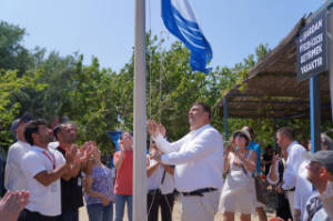 Seferihisar’da "Mavi Bayraklı” plaj sezonu açıldı