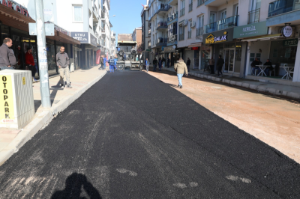 TEMEL CİNGÖZ CADDESİ’NDE SONA GELİNDİ, ESNAFIN YÜZÜ GÜLDÜ