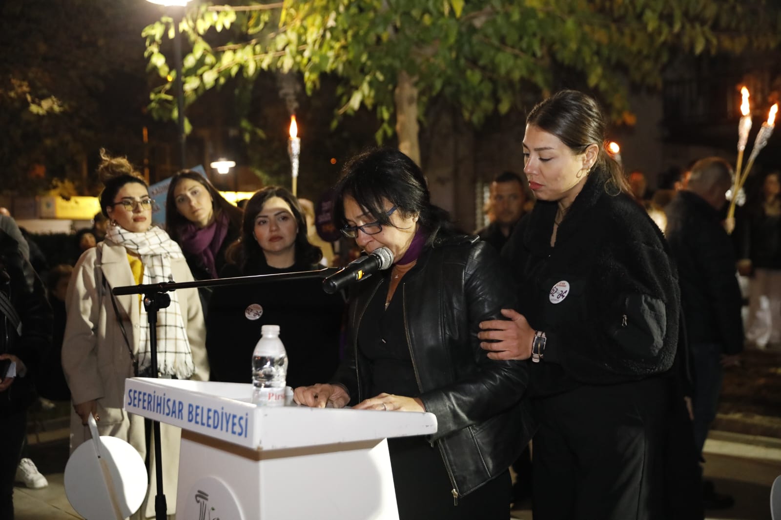 Seferihisar kadına yönelik şiddete karşı mücadelenin sesi oldu